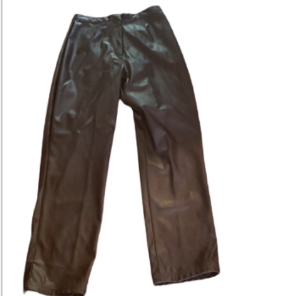 Mountain Lake faux leather brown pants & lining